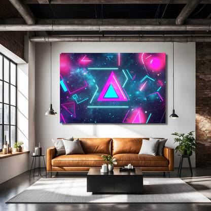 Triangular Cosmos Cyberpunk Art | CYBER TECHWEAR®