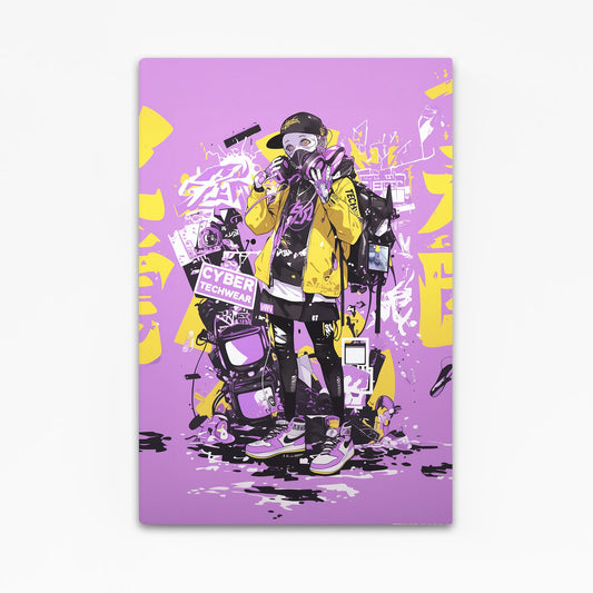 Vibrant Hues Cyberpunk Art | CYBER TECHWEAR®