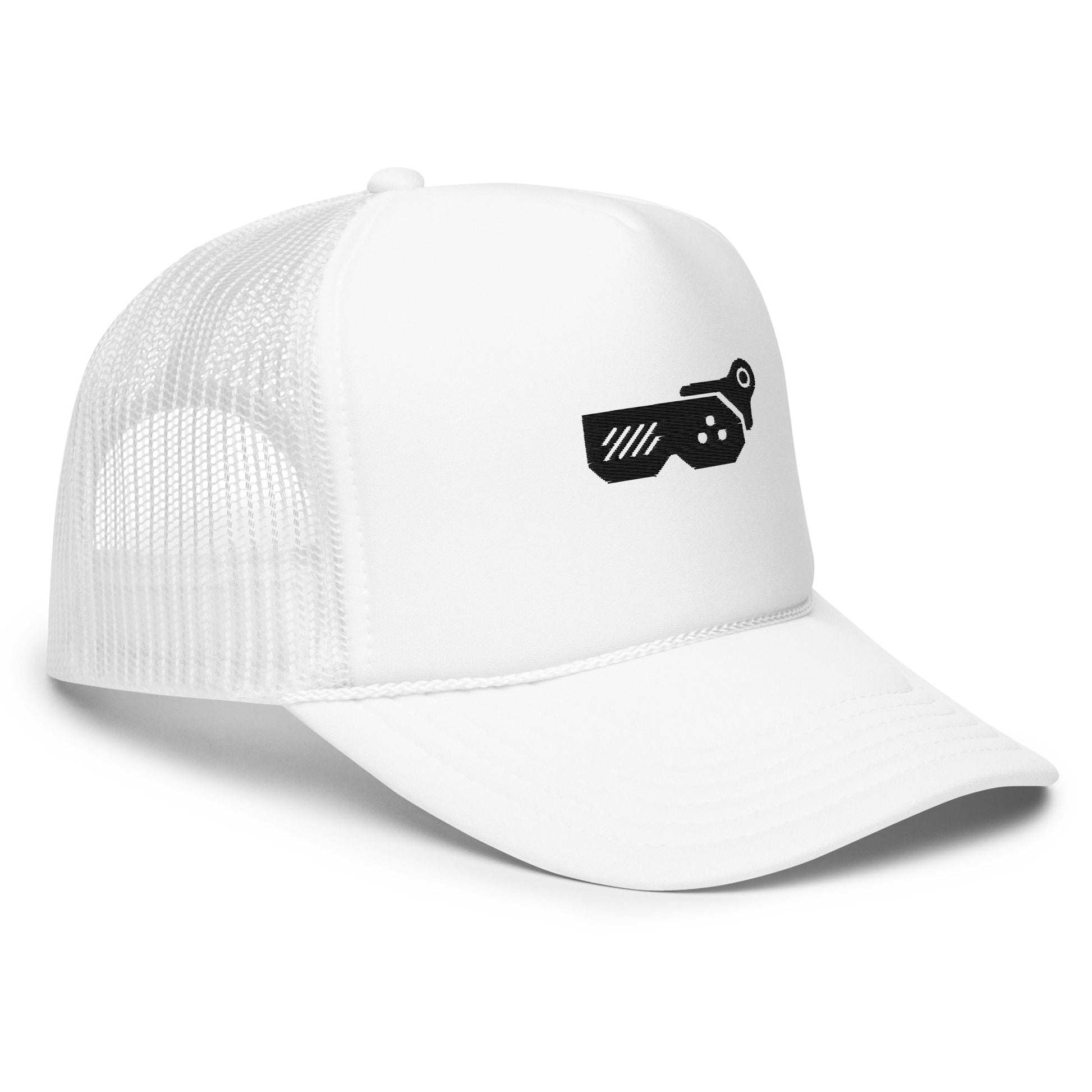 White Netrunner Trucker Hat