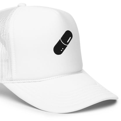 White Synth Trucker Hat