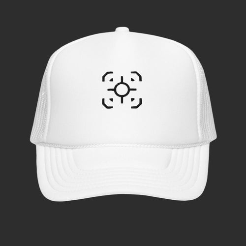 White Target Trucker Hat