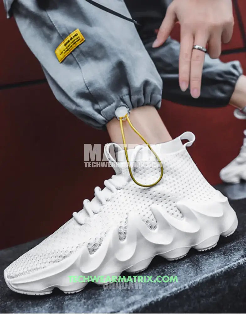 White Techwear Shoes