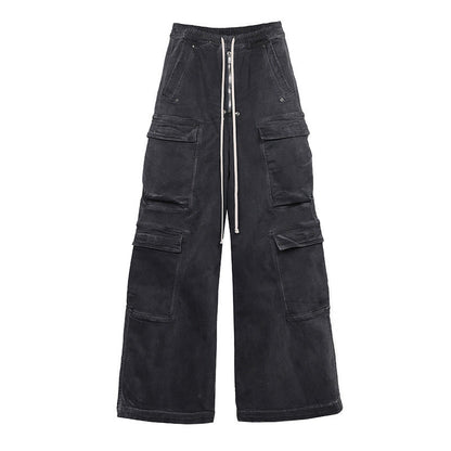 Wide Leg Cyberpunk Gradient Jeans