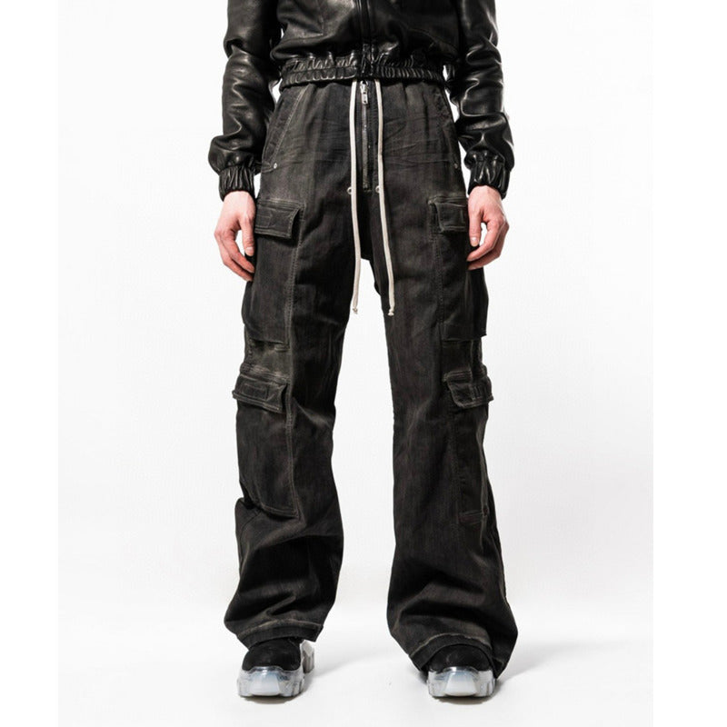 Wide Leg Cyberpunk Gradient Jeans