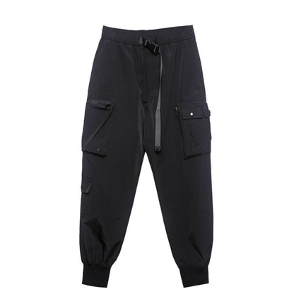 Wide Leg Cyberpunk Pants Techwear