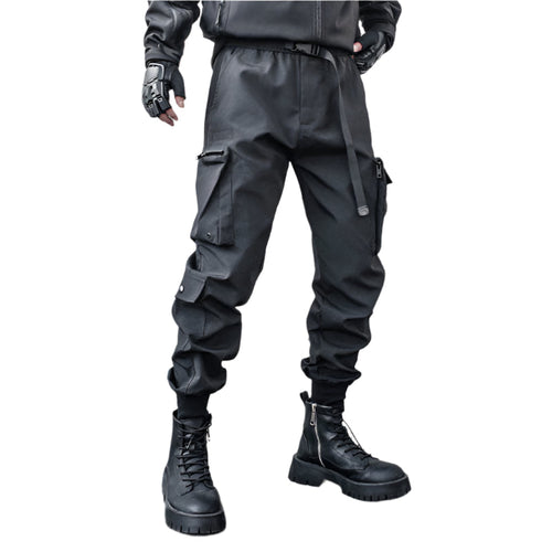 Wide Leg Cyberpunk Pants Techwear