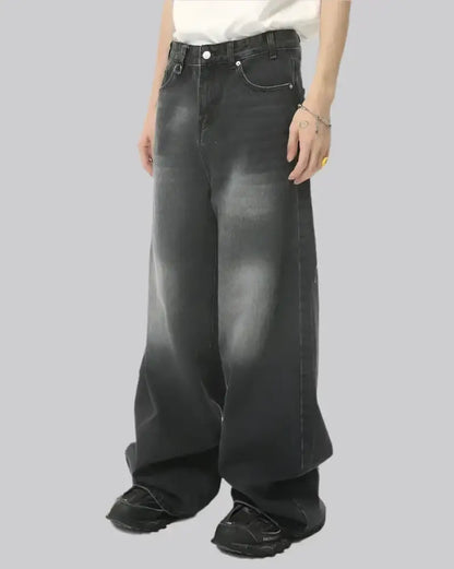 Y2K Black Distressed Jeans