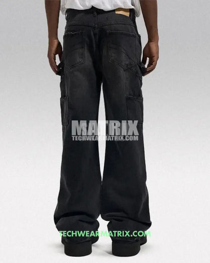 Y2K Black Loose Jeans