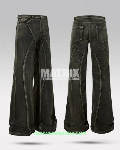 Y2K Black Wide Leg Jeans