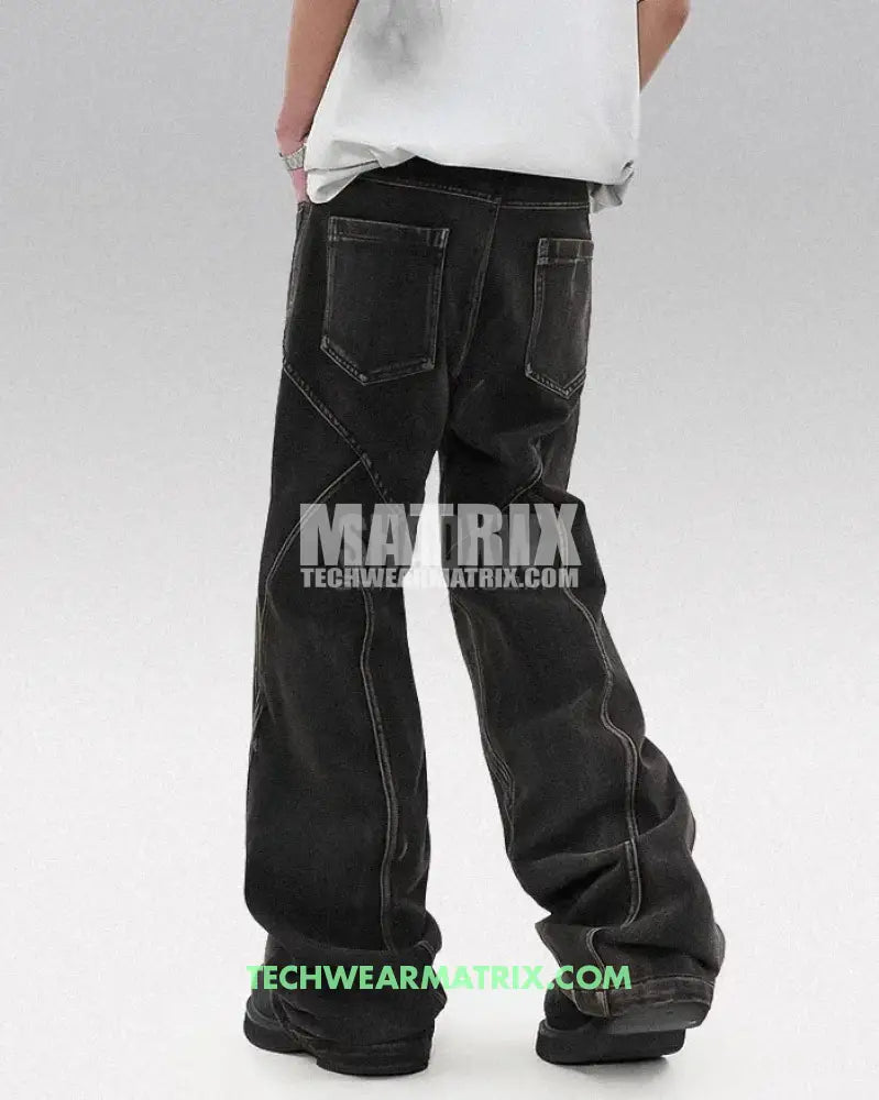 Y2K Black Wide Leg Jeans