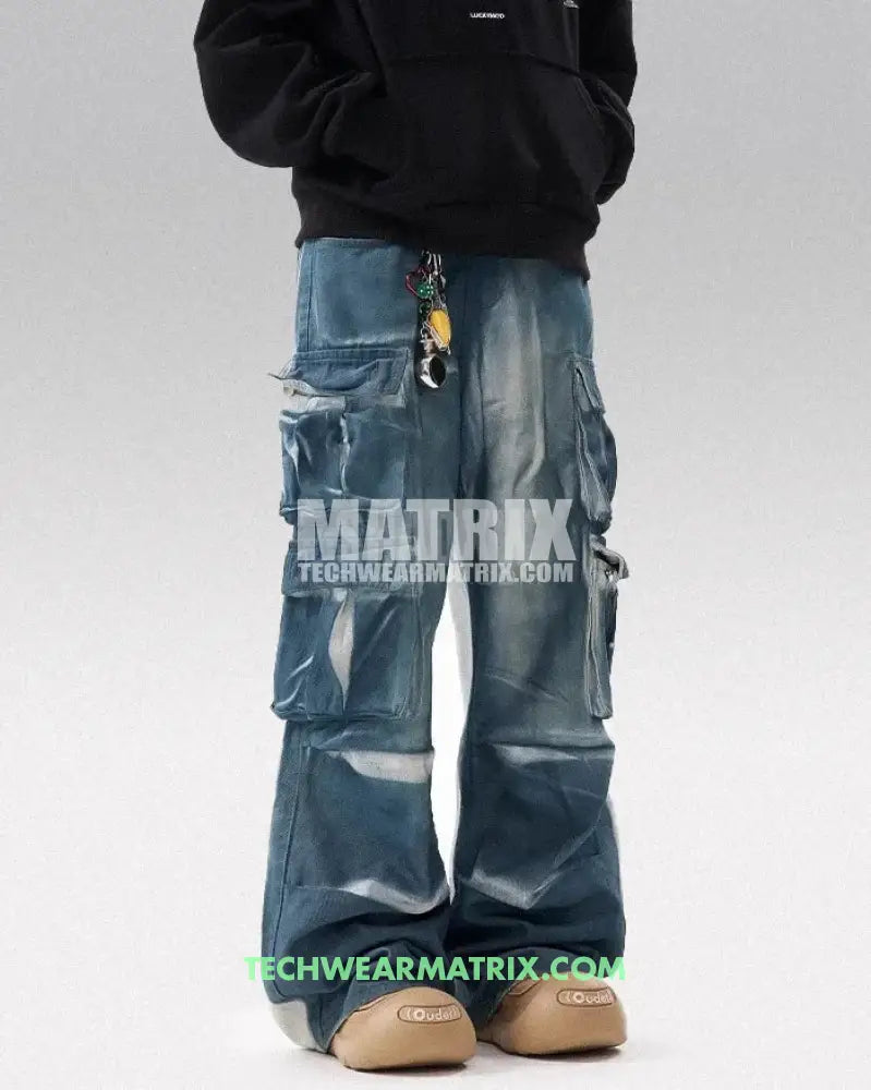 Y2K Blue Shades Jeans