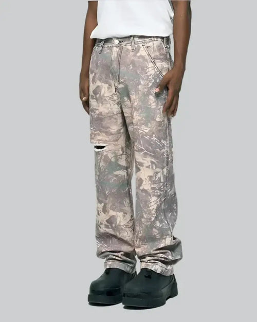 Y2K Camo Print Jeans