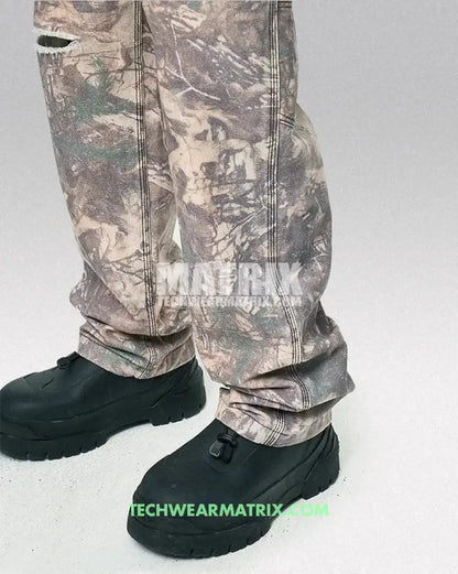 Y2K Camo Print Jeans