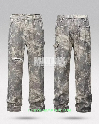 Y2K Camo Print Jeans