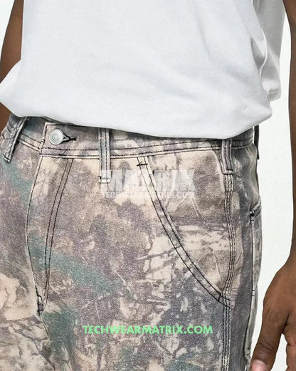 Y2K Camo Print Jeans