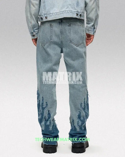 Y2K Jeans Flame