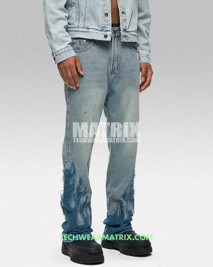 Y2K Jeans Flame