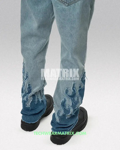 Y2K Jeans Flame