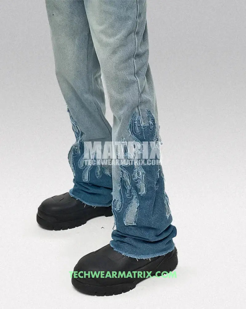 Y2K Jeans Flame