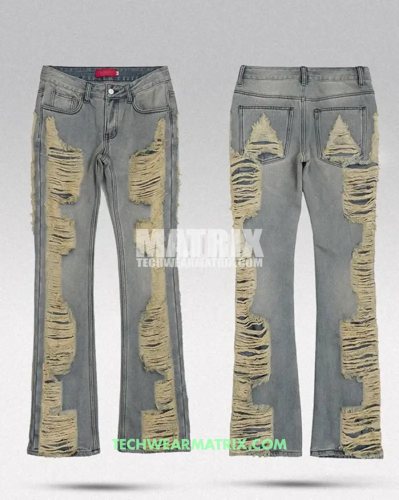 Y2K Mens Ripped Jeans