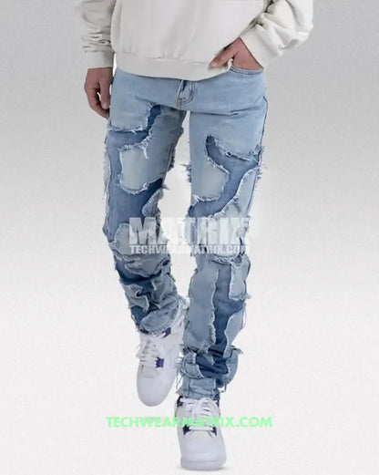 Y2K Patchwork Jeans