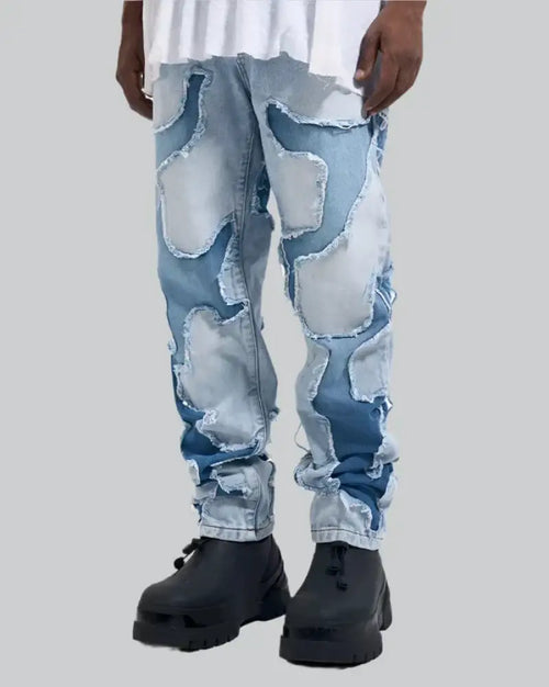 Y2K Patchwork Jeans