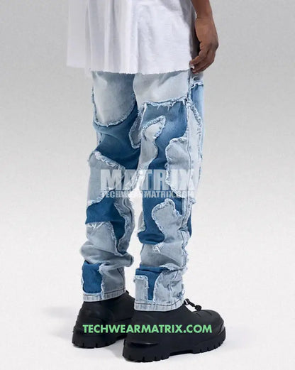 Y2K Patchwork Jeans