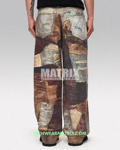 Y2K Printed Jeans