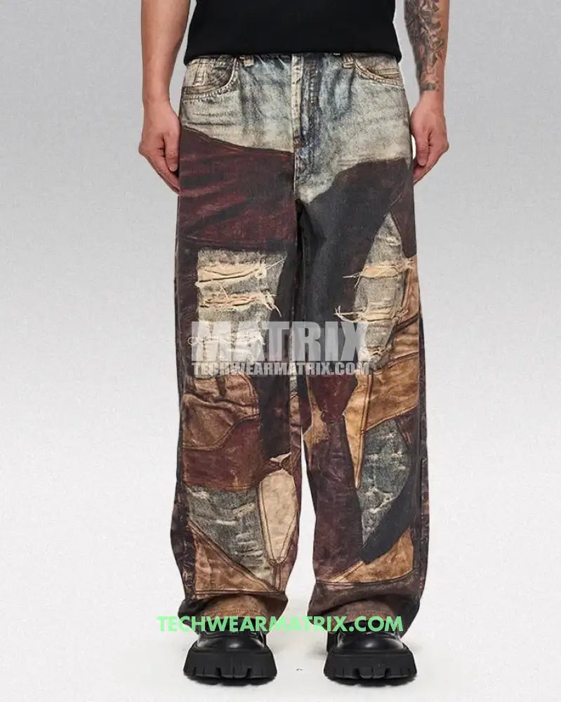 Y2K Printed Jeans