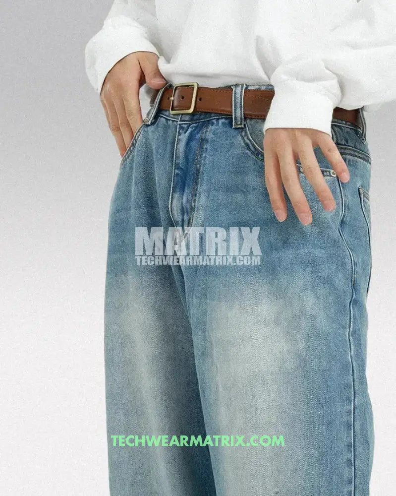 Y2K Wide Casual Jeans