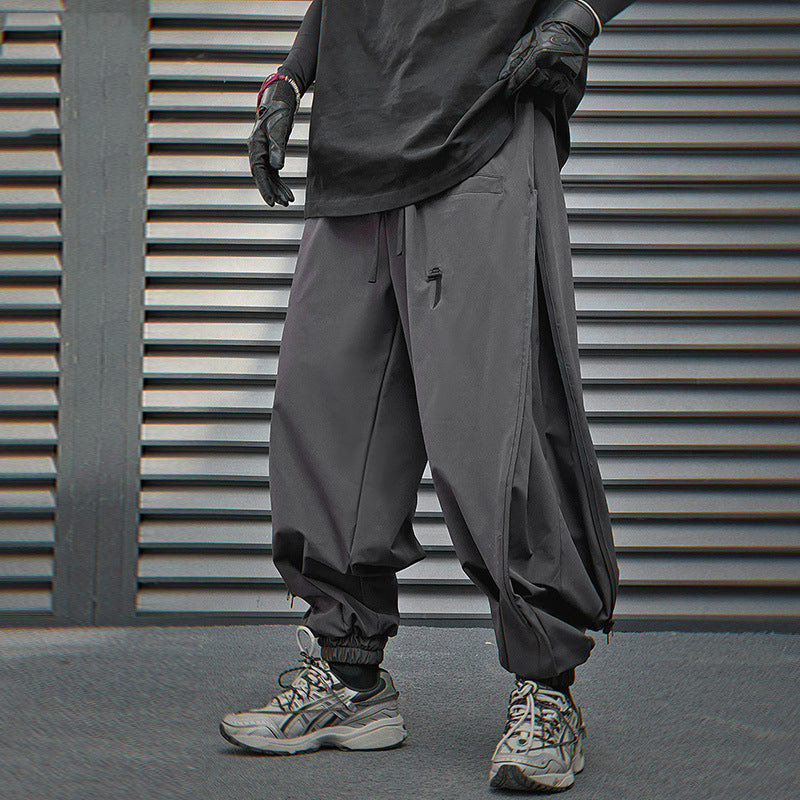 Zipper Casual Cyberpunk Pants