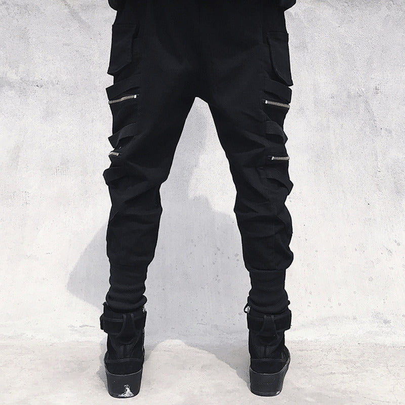 Zipper Decorative Cyberpunk Pants